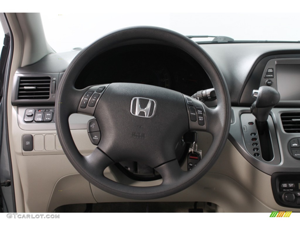 2005 Honda Odyssey EX-L Gray Steering Wheel Photo #75967431