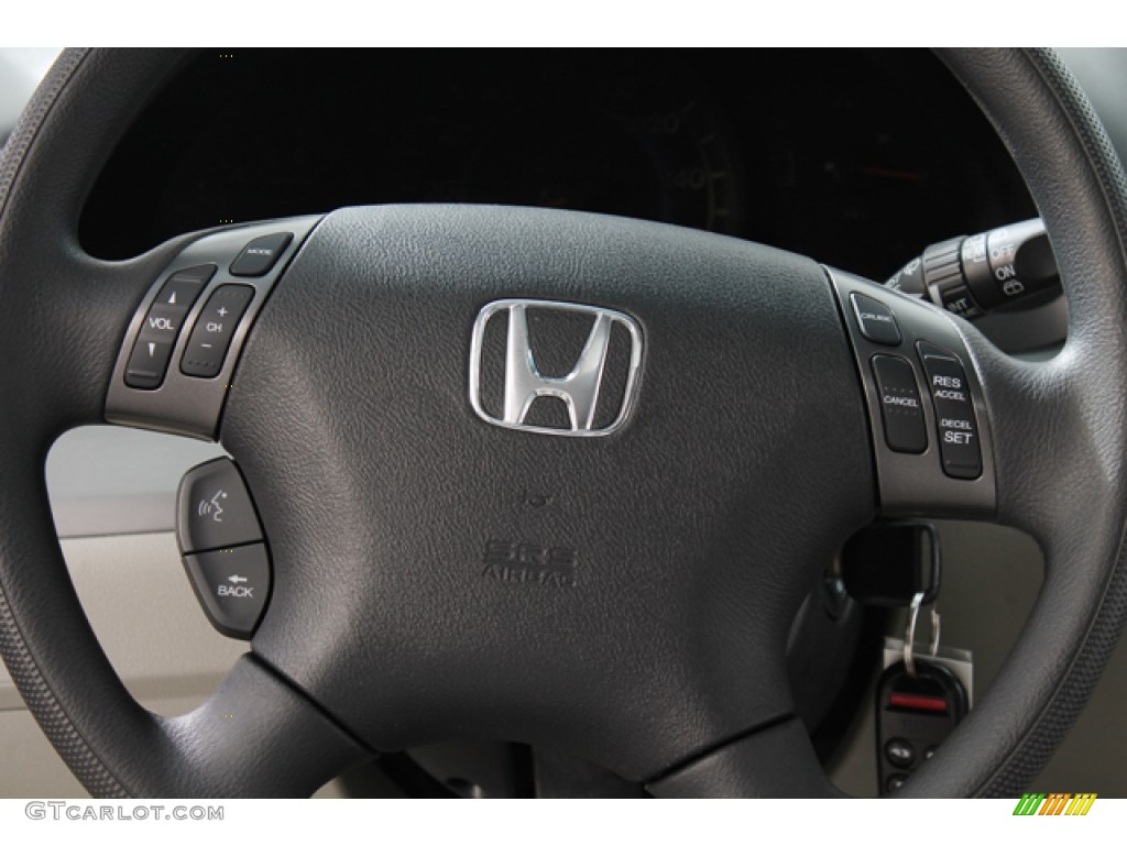 2005 Honda Odyssey EX-L Gray Steering Wheel Photo #75967453
