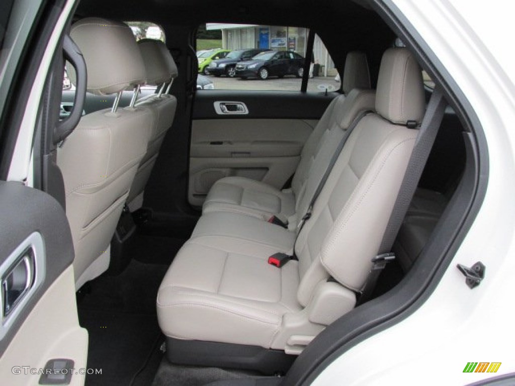 2012 Explorer XLT 4WD - White Suede / Medium Light Stone photo #24