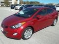 2013 Red Allure Hyundai Elantra Limited  photo #2