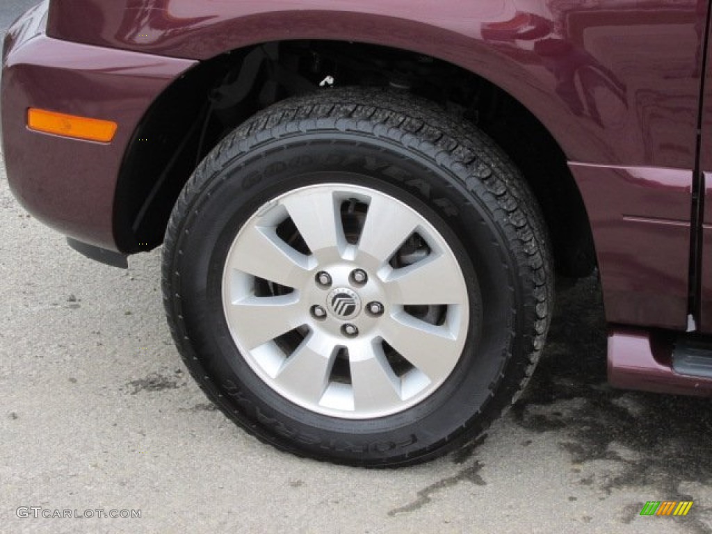 2007 Mountaineer AWD - Dark Cherry Metallic / Camel photo #3