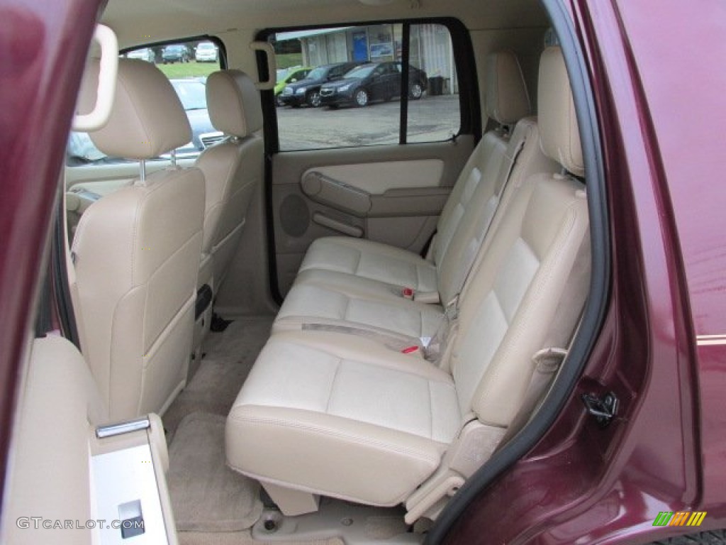 2007 Mountaineer AWD - Dark Cherry Metallic / Camel photo #26