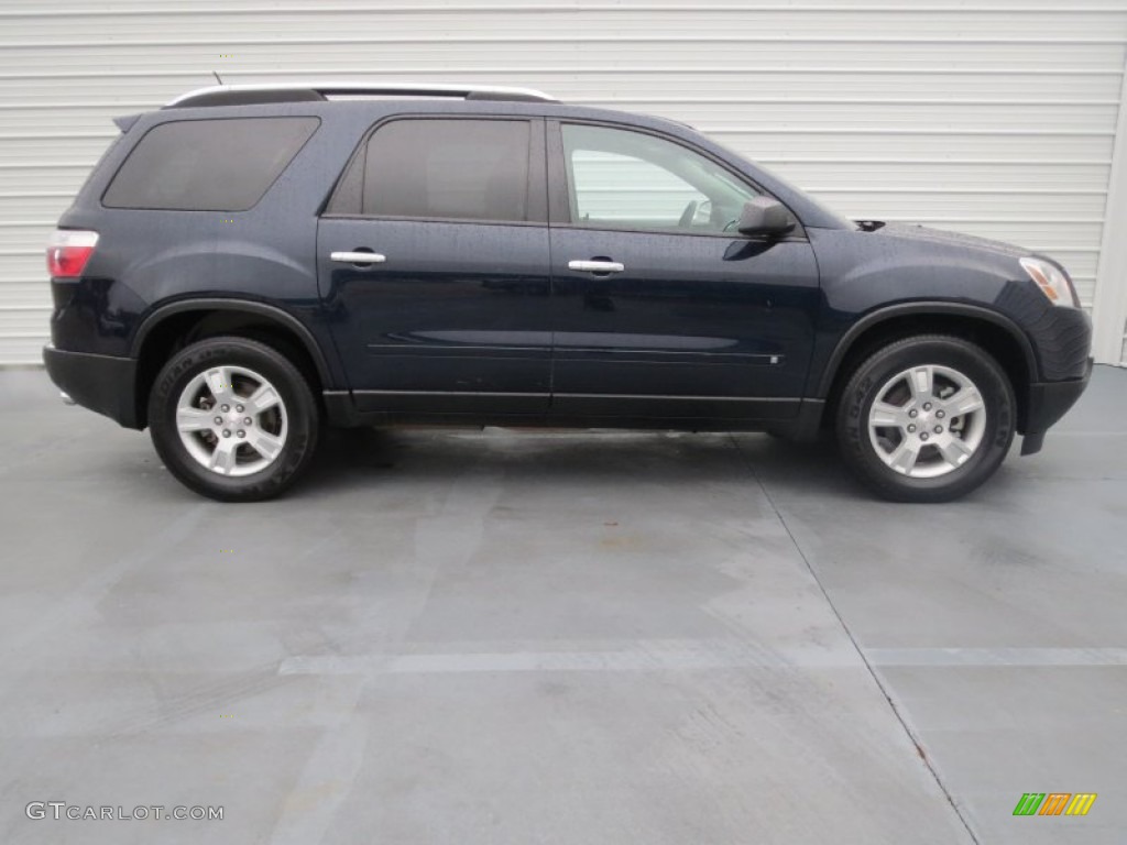 Deep Blue Metallic 2009 GMC Acadia SLE Exterior Photo #75968684