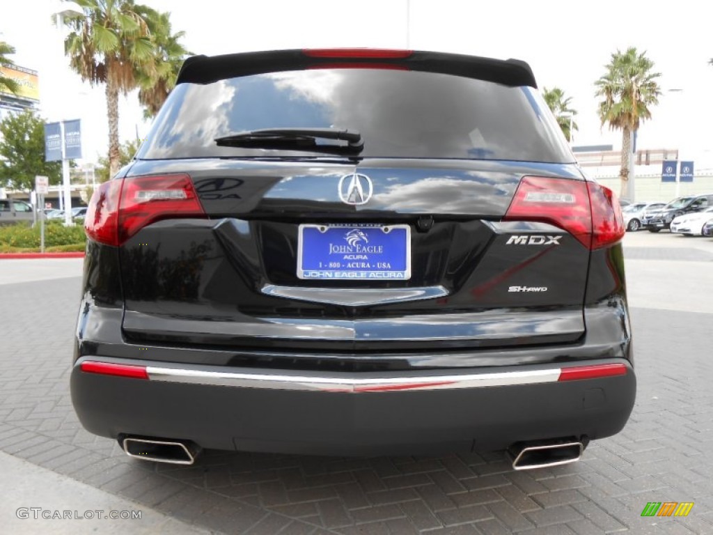 2013 MDX SH-AWD Technology - Crystal Black Pearl / Parchment photo #6