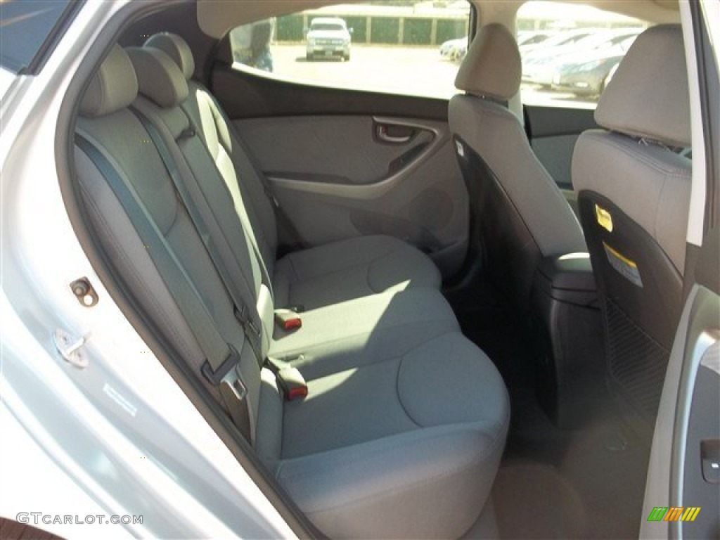 2013 Elantra GLS - Shimmering Air Silver / Gray photo #6