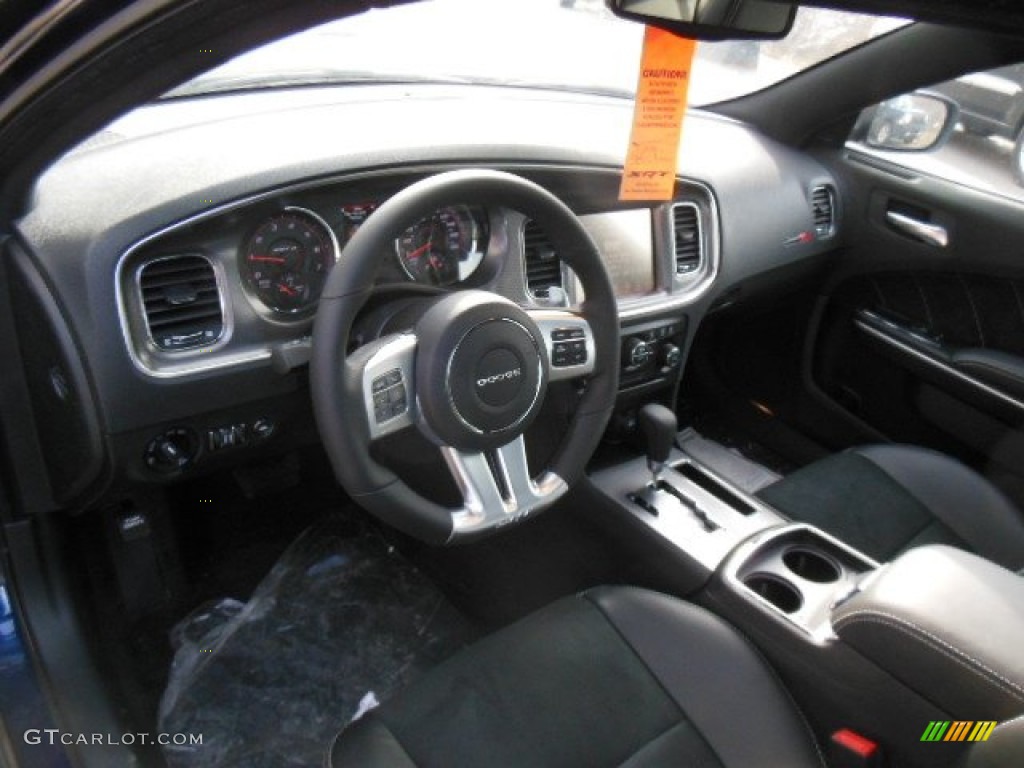 Black Interior 2013 Dodge Charger SRT8 Photo #75969823