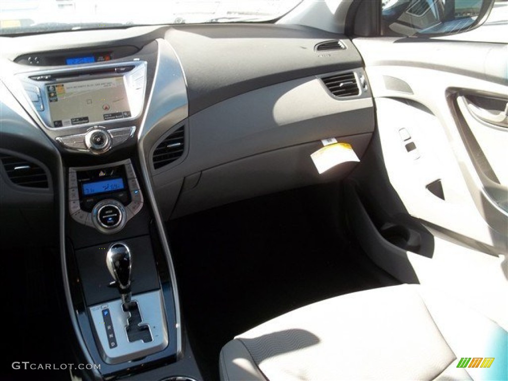 2013 Elantra Limited - Shimmering Air Silver / Gray photo #12