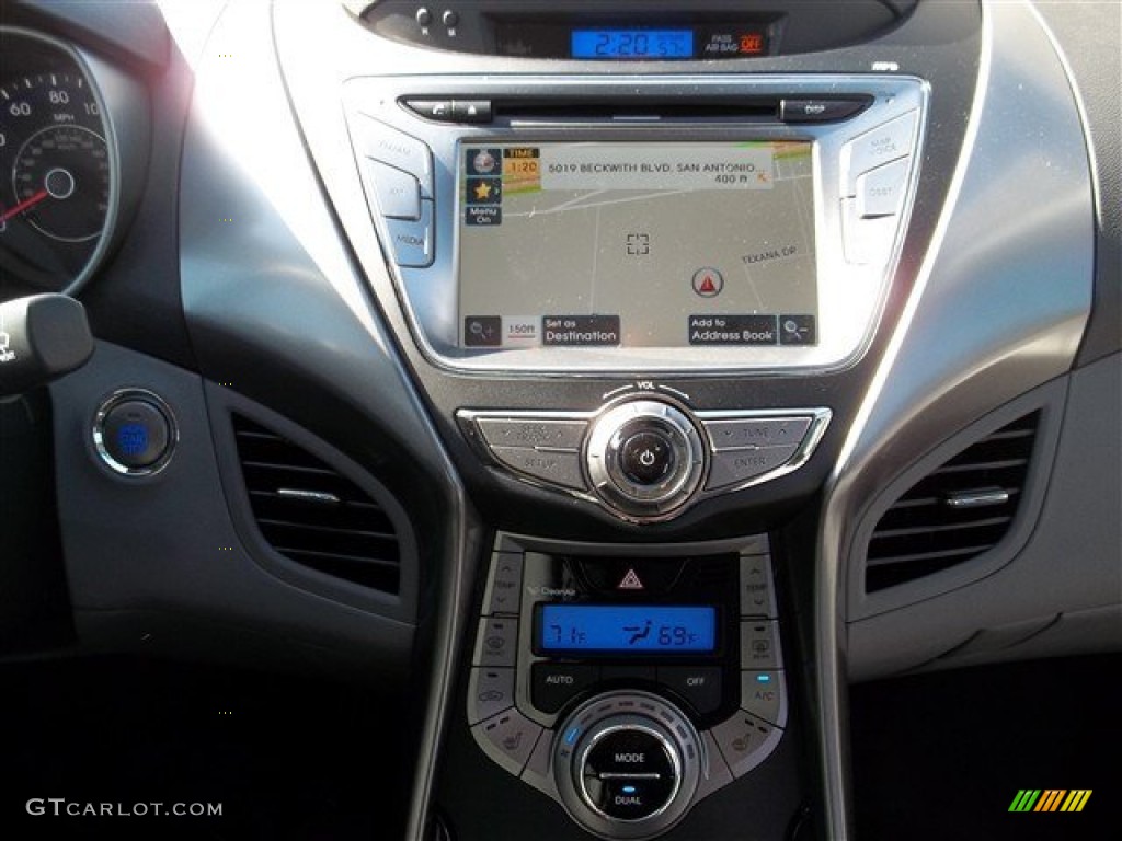 2013 Elantra Limited - Shimmering Air Silver / Gray photo #15