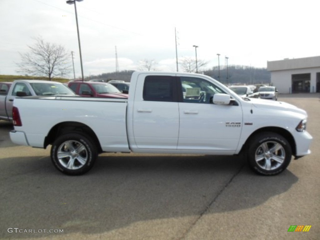 Bright White 2013 Ram 1500 Sport Quad Cab 4x4 Exterior Photo #75970059