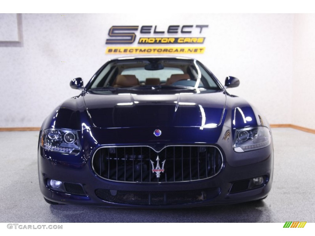 2011 Quattroporte S - Blu Oceano (Blue Metallic) / Cuoio photo #2