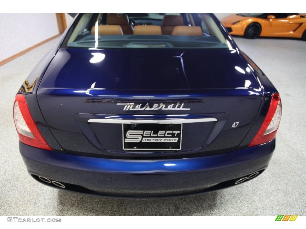 2011 Quattroporte S - Blu Oceano (Blue Metallic) / Cuoio photo #5