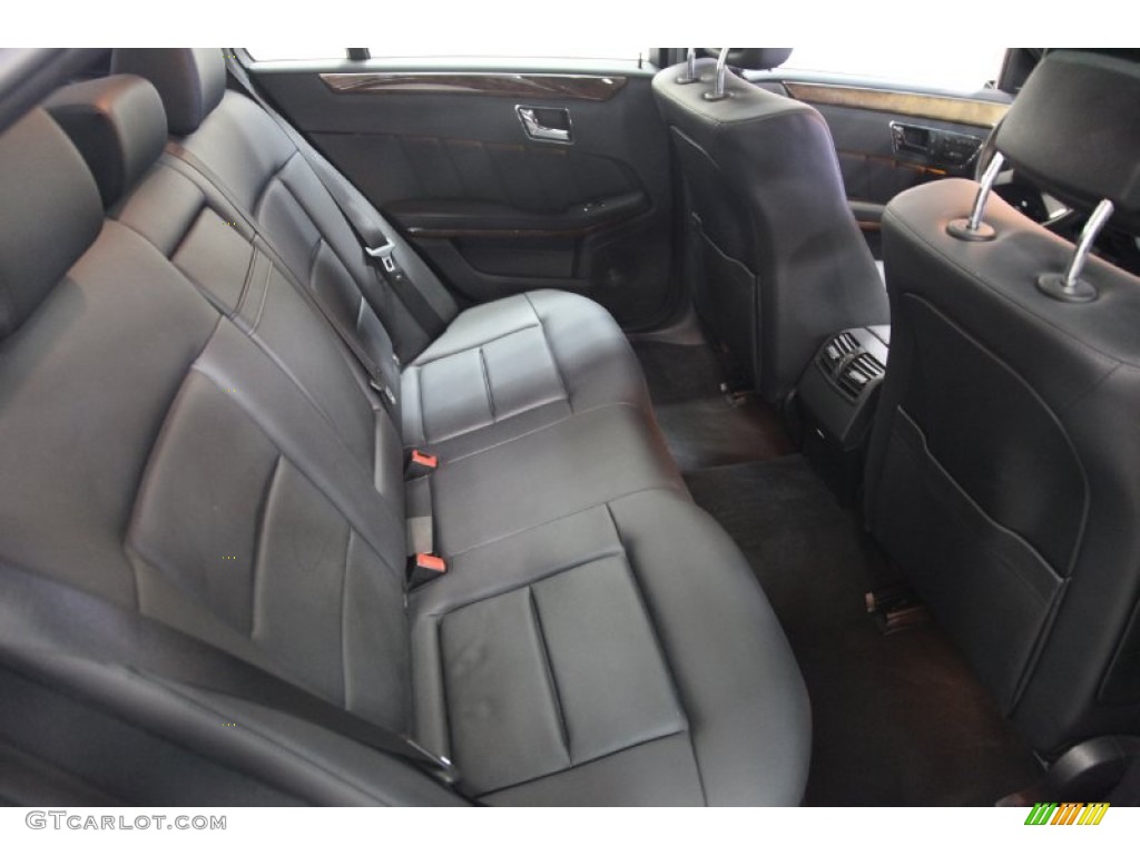 2011 Mercedes-Benz E 350 4Matic Sedan Rear Seat Photo #75971290