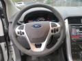 Medium Light Stone 2013 Ford Edge SEL Steering Wheel