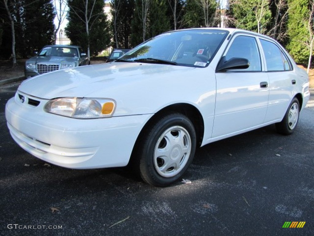 Super White Toyota Corolla