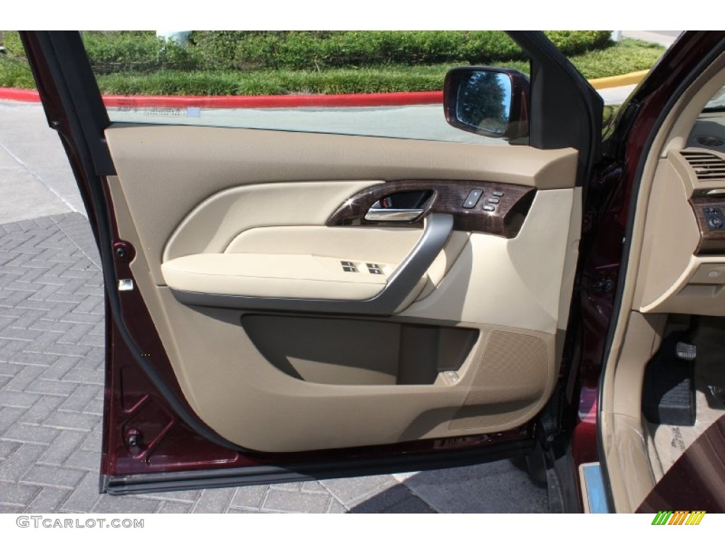 2013 MDX SH-AWD Technology - Dark Cherry Pearl / Parchment photo #10