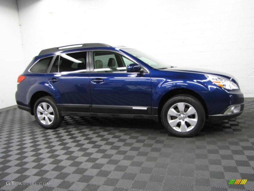 2011 Outback 2.5i Limited Wagon - Azurite Blue Pearl / Warm Ivory photo #7