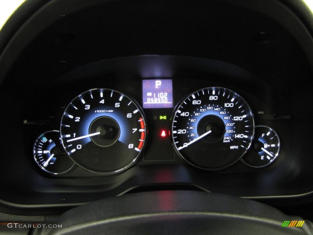 2011 Subaru Outback 2.5i Limited Wagon Gauges Photo #75973081