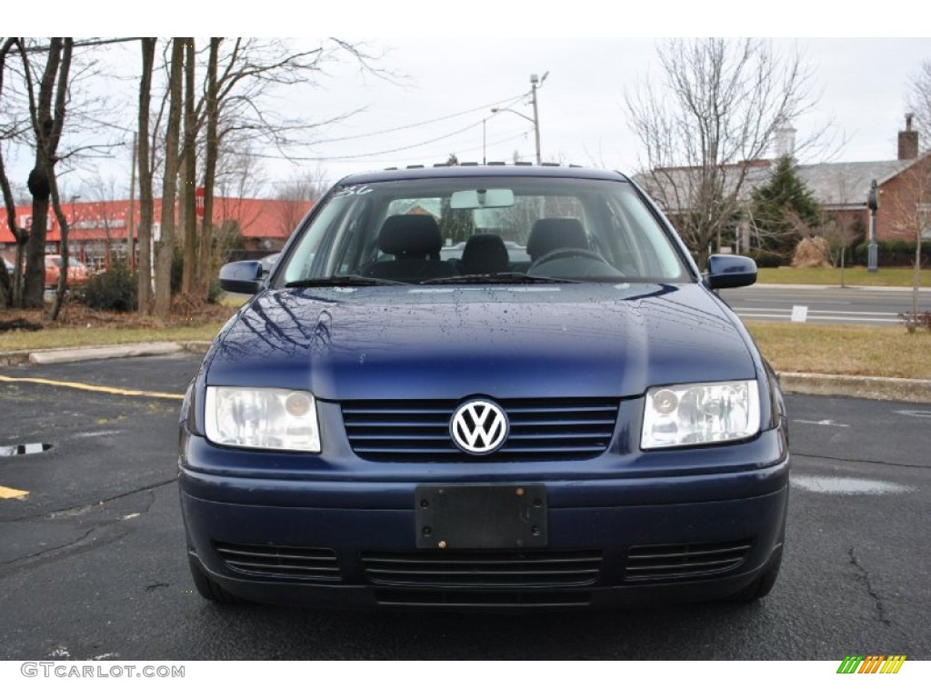 2001 Jetta GLS Sedan - Galactic Blue / Black photo #2