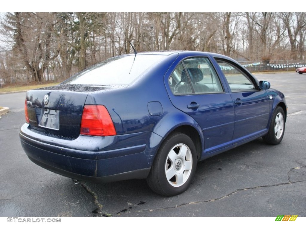 2001 Jetta GLS Sedan - Galactic Blue / Black photo #6