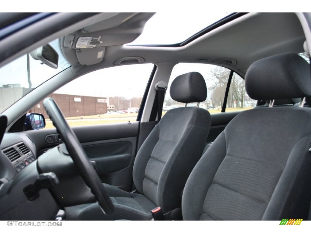 2001 Jetta GLS Sedan - Galactic Blue / Black photo #14