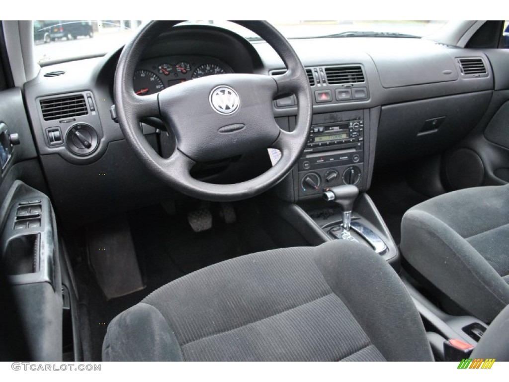 2001 Jetta GLS Sedan - Galactic Blue / Black photo #16