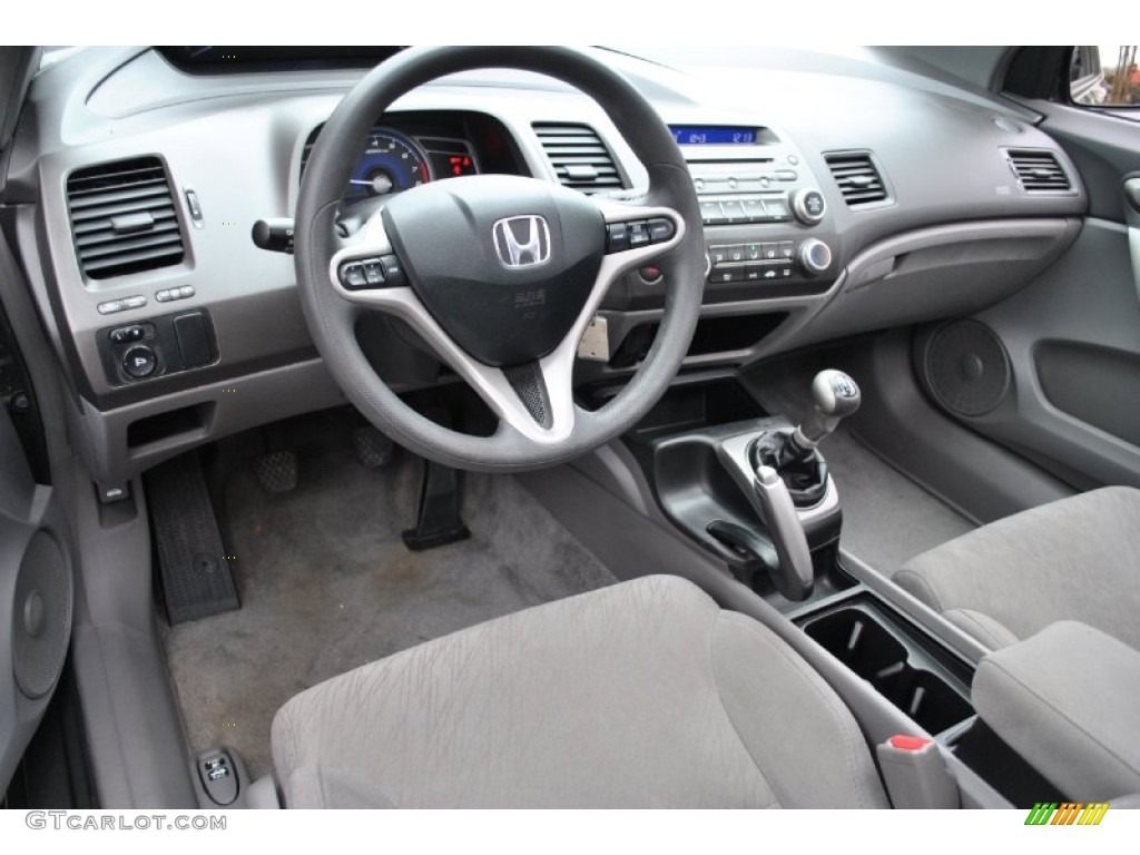 Gray Interior 2006 Honda Civic EX Coupe Photo #75974233
