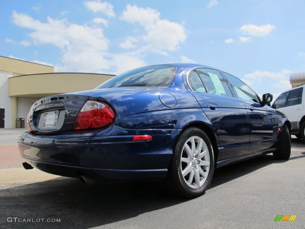 2002 S-Type 4.0 - Sapphire Blue Metallic / Charcoal photo #3