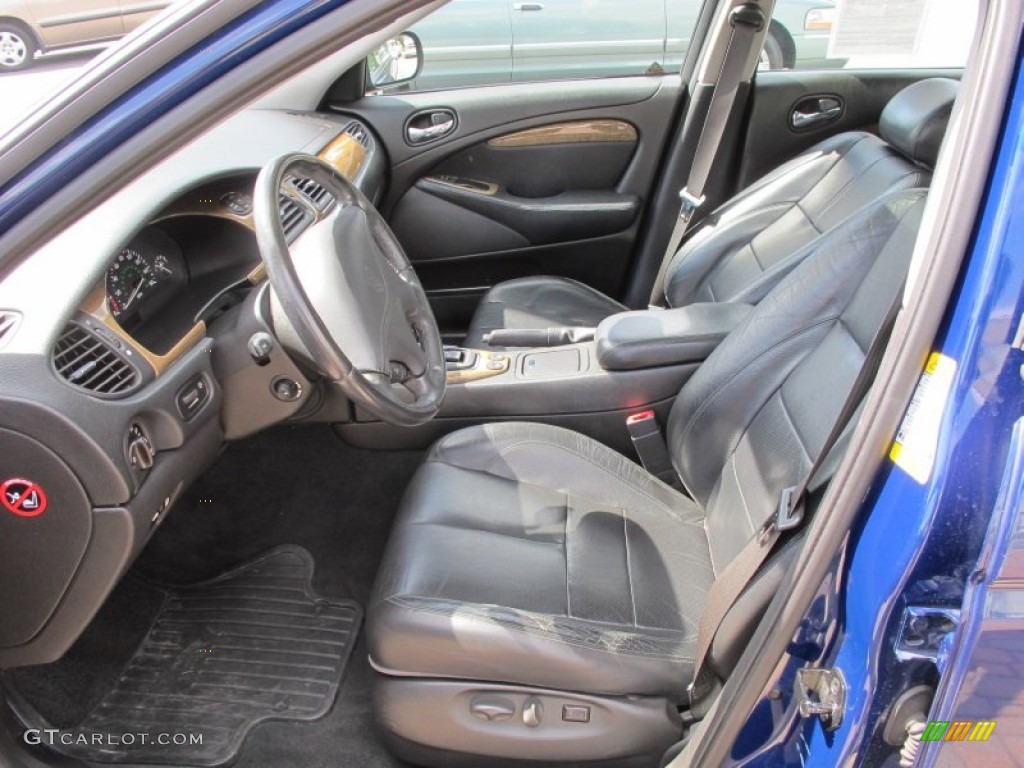 2002 S-Type 4.0 - Sapphire Blue Metallic / Charcoal photo #4