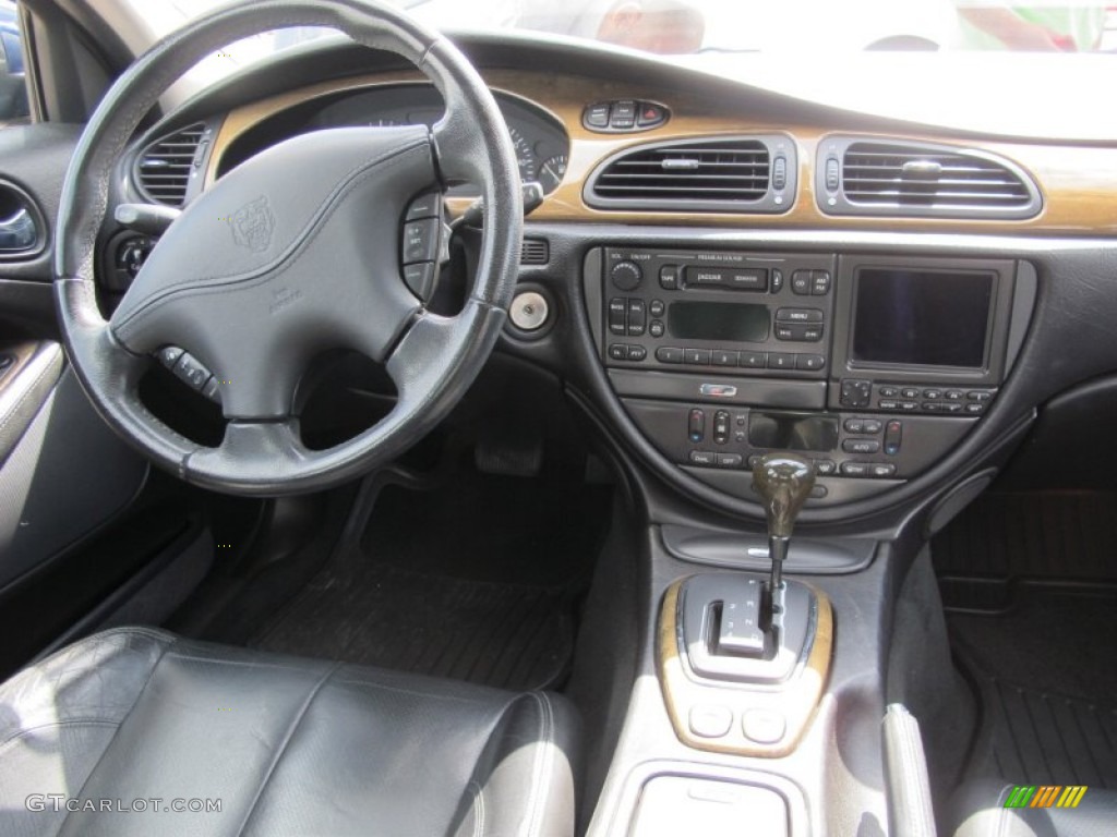 2002 Jaguar S-Type 4.0 Charcoal Dashboard Photo #75974947