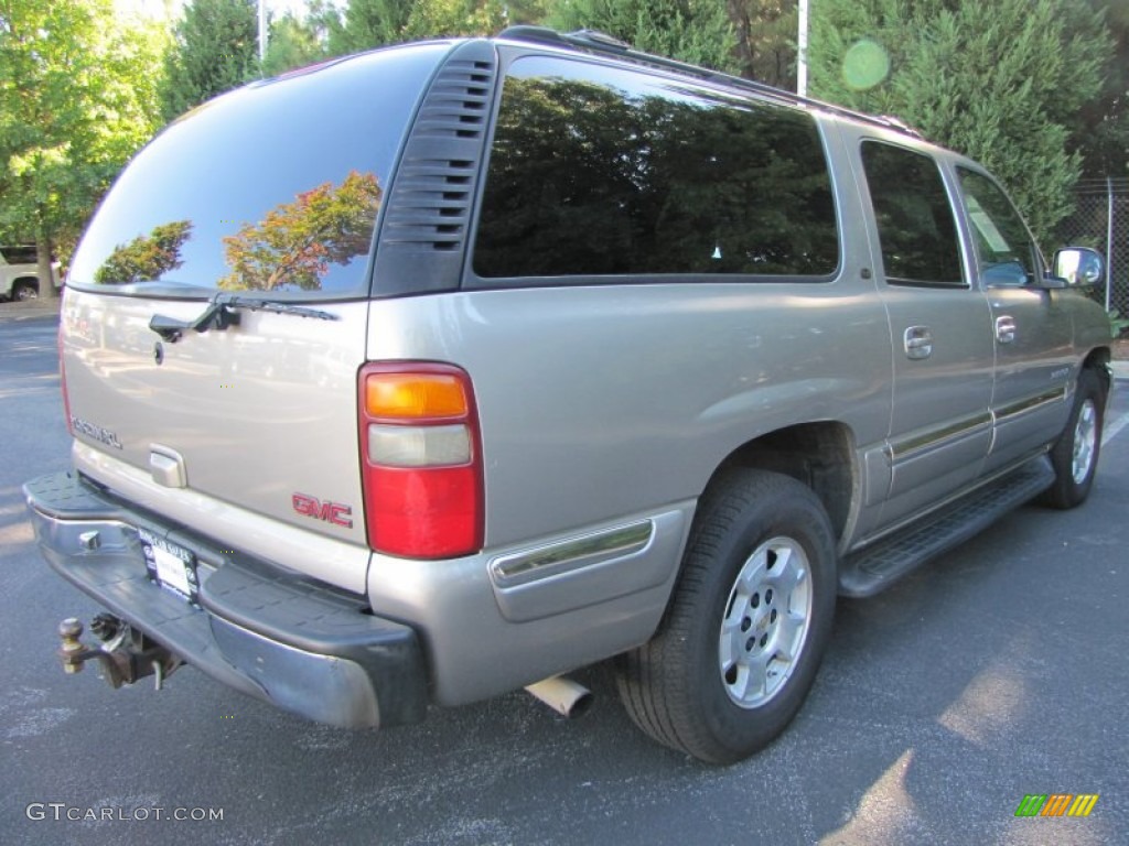 2001 Yukon XL SLT 4x4 - Pewter Metallic / Medium Dark Pewter/Shale photo #3