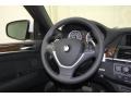 2013 BMW X6 Black Interior Steering Wheel Photo