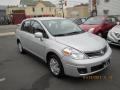 2011 Brilliant Silver Metallic Nissan Versa 1.8 S Sedan  photo #3