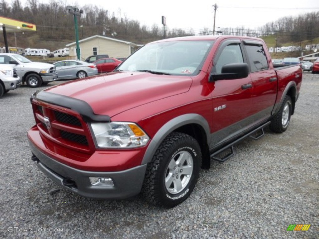 Inferno Red Crystal Pearl 2010 Dodge Ram 1500 TRX4 Crew Cab 4x4 Exterior Photo #75978166