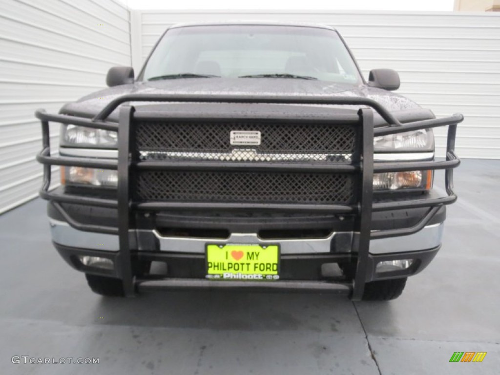 2005 Silverado 1500 Z71 Crew Cab 4x4 - Black / Dark Charcoal photo #7