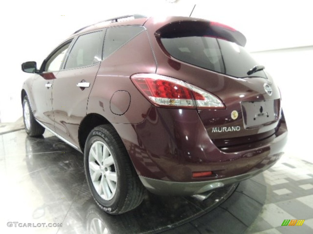 2011 Murano SV AWD - Merlot / Beige photo #6