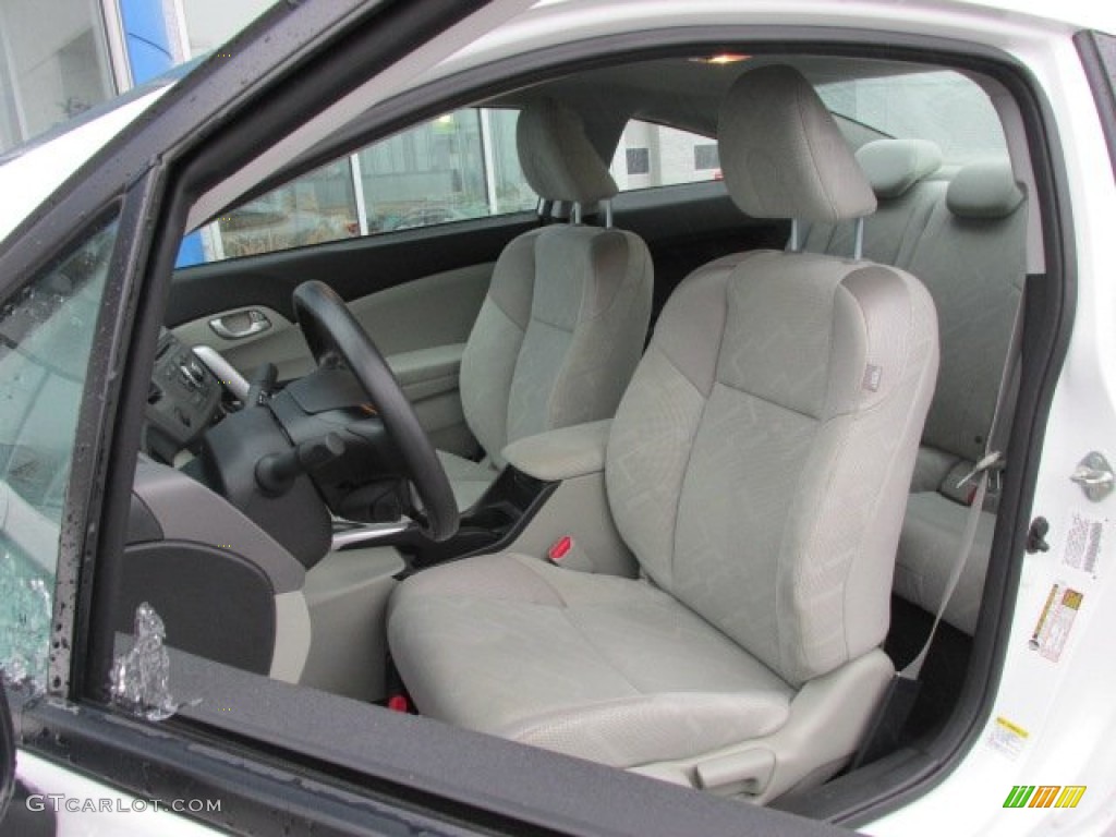 Stone Interior 2012 Honda Civic EX Coupe Photo #75978661