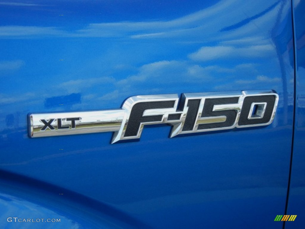 2012 F150 XLT SuperCrew - Blue Flame Metallic / Steel Gray photo #10