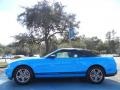 2012 Grabber Blue Ford Mustang V6 Premium Convertible  photo #2