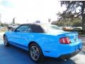 2012 Grabber Blue Ford Mustang V6 Premium Convertible  photo #3