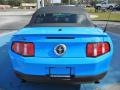 2012 Grabber Blue Ford Mustang V6 Premium Convertible  photo #4