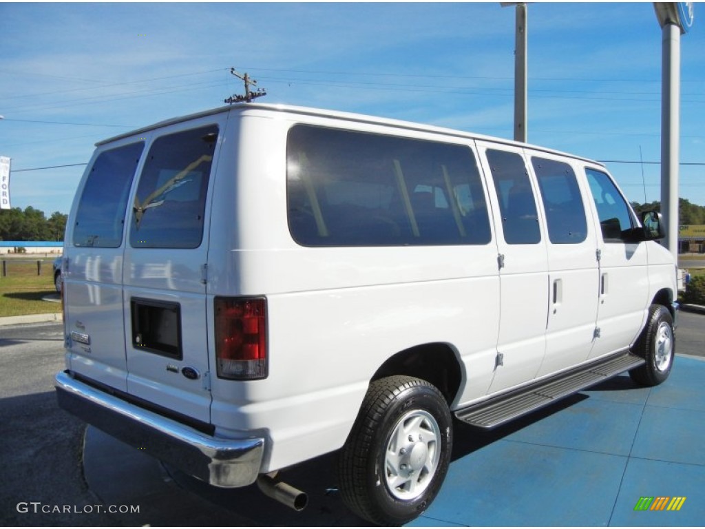 Oxford White 2012 Ford E Series Van E350 XLT Passenger Exterior Photo #75981224