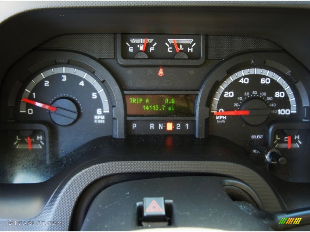 2012 Ford E Series Van E350 XLT Passenger Gauges Photos