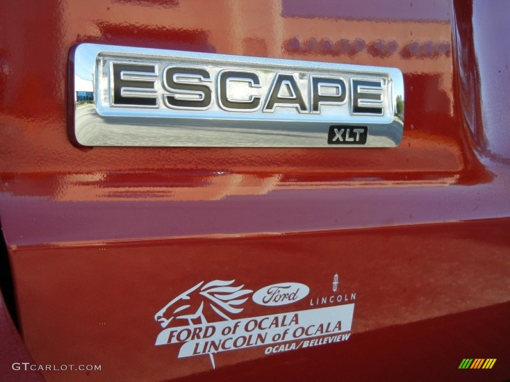 2010 Escape XLT V6 - Sangria Red Metallic / Stone photo #9