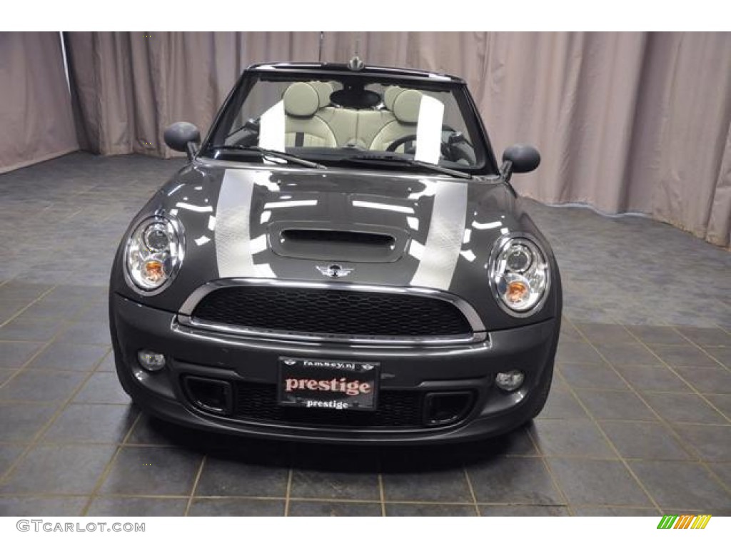 2012 Cooper S Convertible - Eclipse Gray Metallic / Mini Yours Soda Satellite Gray photo #3