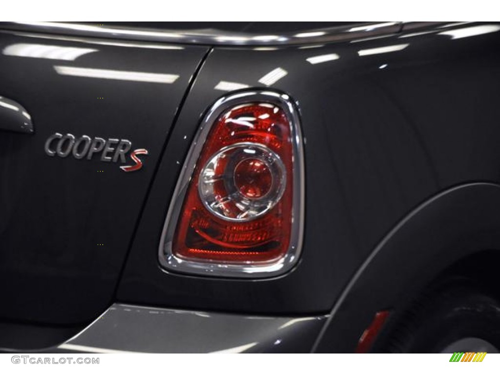 2012 Cooper S Convertible - Eclipse Gray Metallic / Mini Yours Soda Satellite Gray photo #13