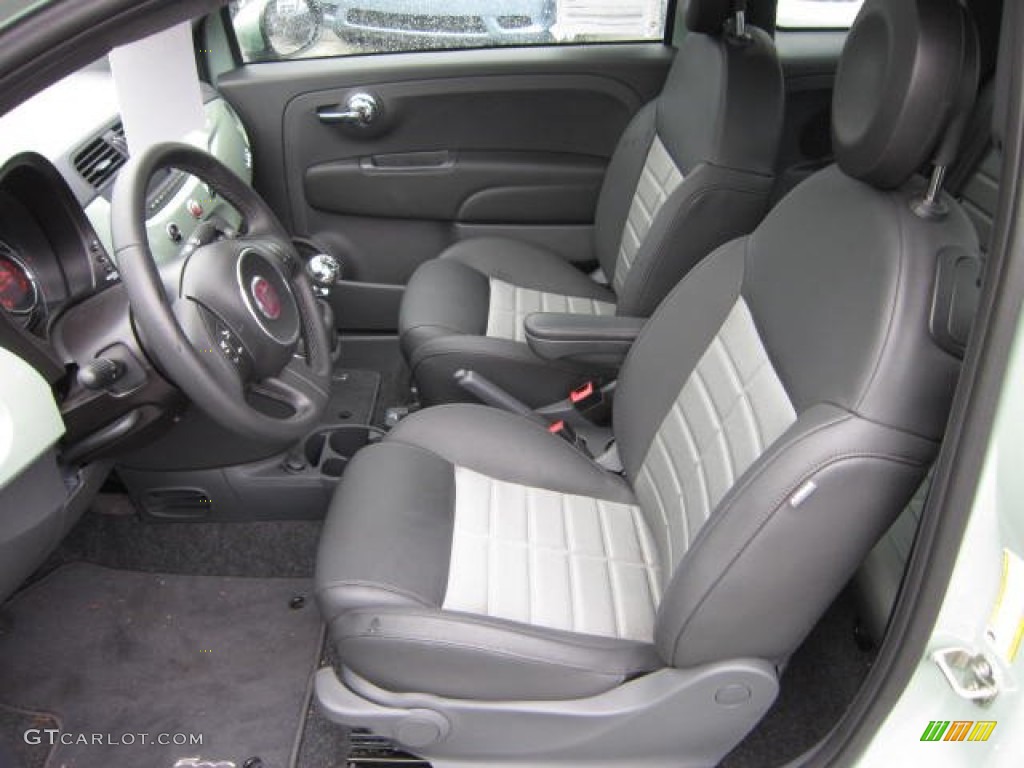 Sport Tessuto Nero/Nero (Black/Black) Interior 2012 Fiat 500 Sport Photo #75982555