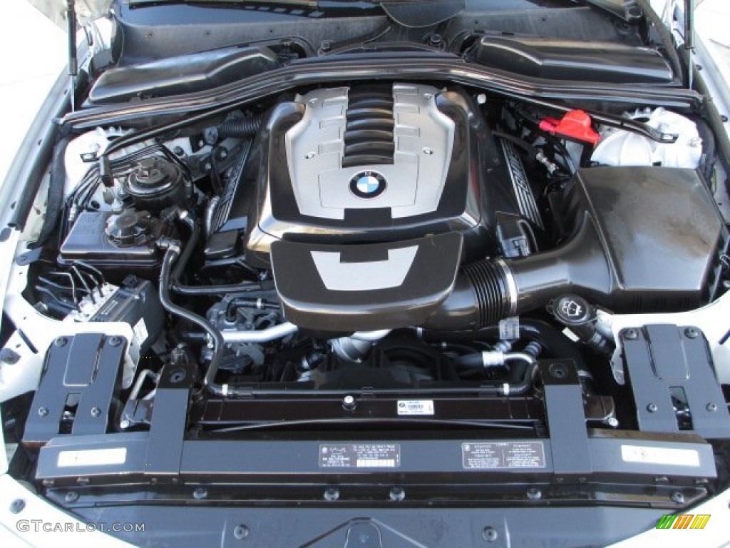 2008 BMW 6 Series 650i Convertible 4.8 Liter DOHC 32-Valve VVT V8 Engine Photo #75983233