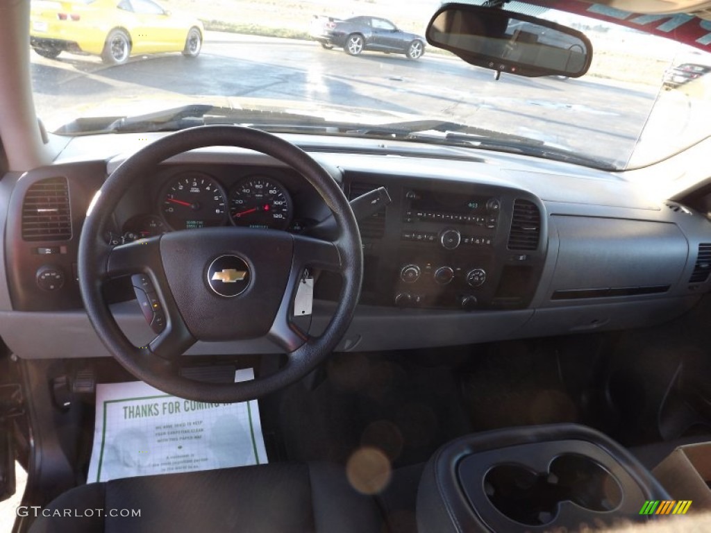 2011 Silverado 1500 LS Extended Cab - Mocha Steel Metallic / Ebony photo #10