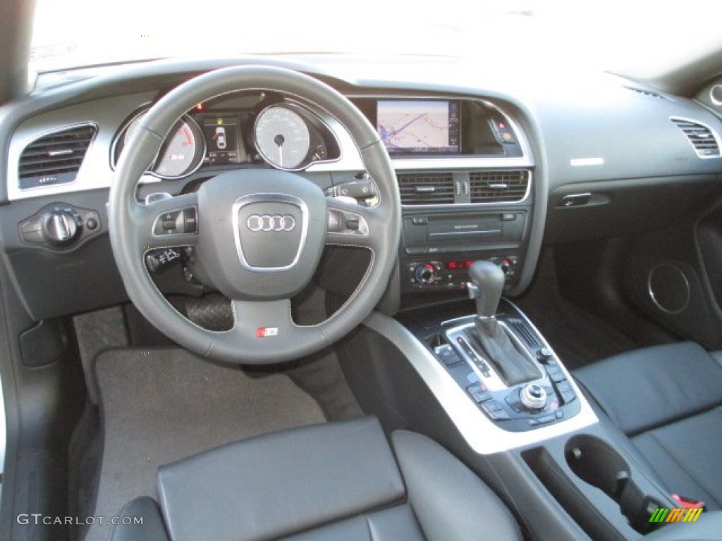Black Interior 2012 Audi S5 4.2 FSI quattro Coupe Photo #75983336