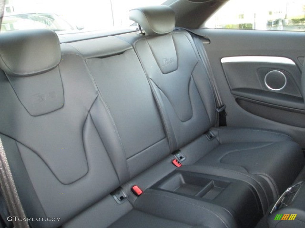 2012 Audi S5 4.2 FSI quattro Coupe Rear Seat Photo #75983545